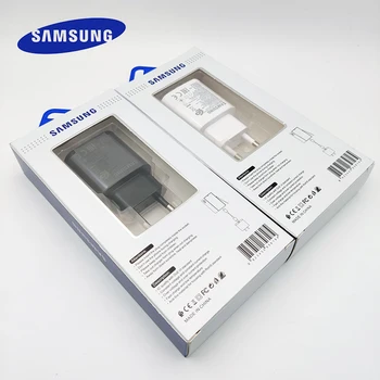 Samsung PD 25 W Супер Бързо зарядно устройство ЕС Супер Бързо Зареждане захранващ адаптер, USB Кабел За Galaxy Note10 Note 20 Ultra S21 S20 Plus