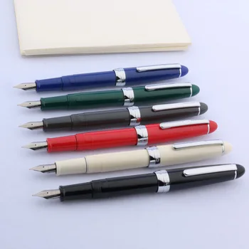 Висококачествена пластмасова писалка Jinhao 992, сребристо скоба, цвят, бизнес Офис Ученически Пособия за писане