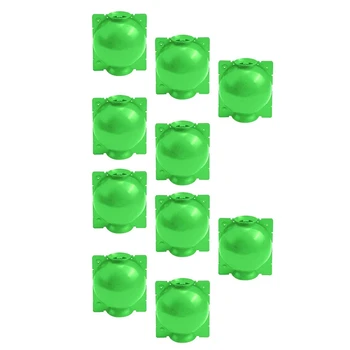 10 броя шарикового устройство за размножаване и вкореняване на растенията-Множество кутия за присаждане на растения (S, зелен)