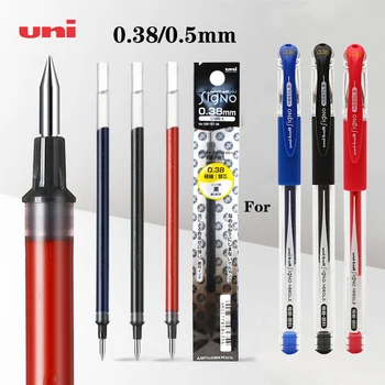 12 Бр Японската Гел химикалка Uni Зареждане 0,38 мм UMR-1 Гладка Бързосъхнеща за Химикалка UM-151 Офис-Канцеларски материали Студентски Аксесоари