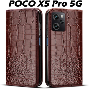 За Poco Pro X5 5G Калъф за Xiaomi Poco Pro X5 Калъф Funda портфейла флип кожен калъф За Poco Pro X5 калъф за телефон с притежателя на картата