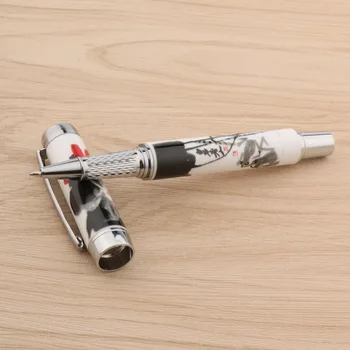 Нова Роликовая химикалка Химикалка От Китайски Порцелан С Модел на Цветето Лотос Водни Мастило за Писане