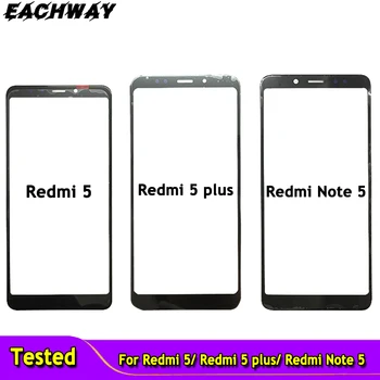 Сензорен LCD-дисплей за Xiaomi Redmi 5 plus, тъчпад Redmi 5, 5note, предния капак, стъклена леща, телефон, подмяна на резервна