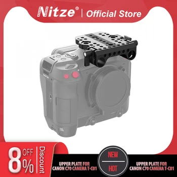 Горната плоча Nitze T-C01 C70 за фотоапарат Canon C70 Лека и устойчива