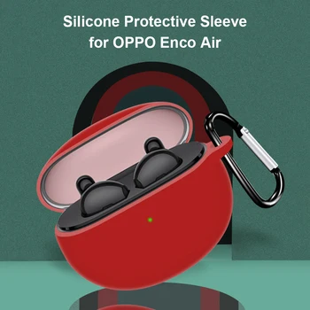 Калъф за Слушалки Безжични Слушалки Защитен Калъф за OPPO Enco Air Слушалки Силиконова Капачка Зарядно Устройство Аксесоари За Слушалки