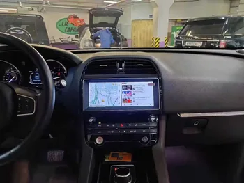 Андроид 10 Авто Радио GPS DVD Плейър, Мултимедиен На Jaguar XE XF XEL F-Pace 2016-2018 2019 Harman Главното Устройство Стереонавигации