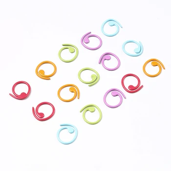 50 бр./лот, цветни маркери за плетене на една кука, пръстен за бод, фиксирующее плетене на една кука, шевни принадлежности, пластмасови вязаное разъемное пръстен