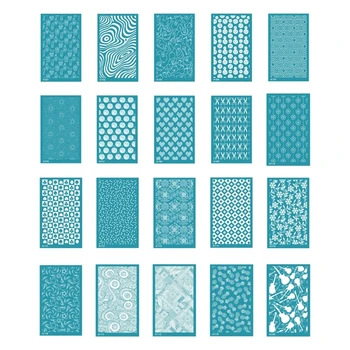 Шаблони за ситопечат от глина за Многократна употреба на листа за ситопечат за работа с глиняными обеци Фрези за печат на клей обеци