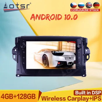 За Toyota fortuner 2015 + 128 г Android GPS Автомобилна Навигация Мултимедиен Плейър Авто Стерео Главното устройство Магнитола DSP carplay