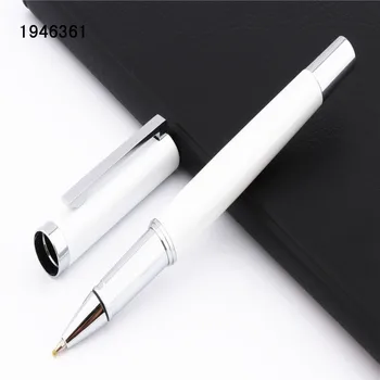 Луксозни писалки Y01 Бяло Кръгло цвят за бизнес офис, Дръжка-Roller Със Средния Връх, Нова