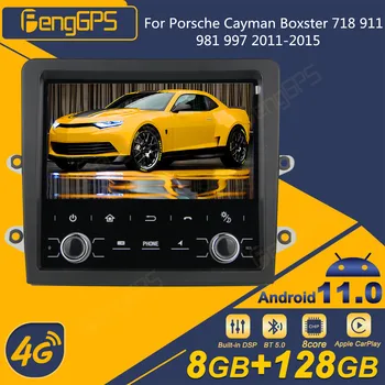 За Porsche Cayman, Boxster 718 911 981 997 2011-2015 Android Радиото в автомобила Tesla Екран 2Din Стерео Приемник Авторадио Мултимедия