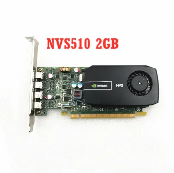 Оригиналът е за низкопрофильного скоба nVidia Quadro NVS510, графична карта с обем 2 GB 128 bit, графични карти с разделянето на екрана на 4K