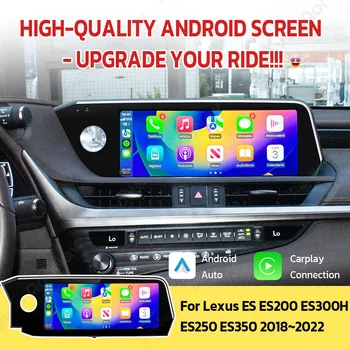 Android 8 + 128 Г Мултимедиен Плеър Qualcomm За Lexus ES ES200 ES300H ES250 ES350 2018 ~ 20 Авто Радио Стерео Безжичен Carplay