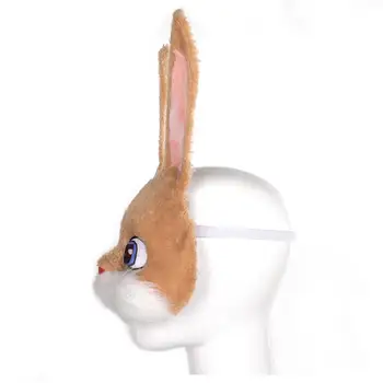 Забавна маска на Зайче с Високо Качество, Удобни в Чорап, Великден маска Любимец Зайче Великден маска