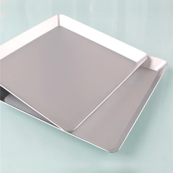 квадратна подложната чиния за пица 8 ~ 16 инча, квадратна домакински форма за печене, фурна за печене от алуминиева сплав, домакински уред за печене