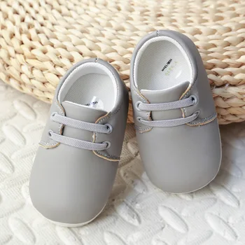 Детски Обувки за Малки момичета и момчета, спортни Обувки за деца, Детски Кожени маратонки на равна подметка, модни и ежедневни меки обувки за бебета
