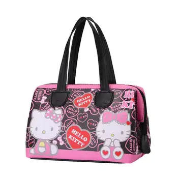 Sanrio Hello kitty пу чанта през рамо Melody ПУ чанта за обяд за момичета мультяшная скъпа еко-чанта-тоут, детска чанта за пазаруване