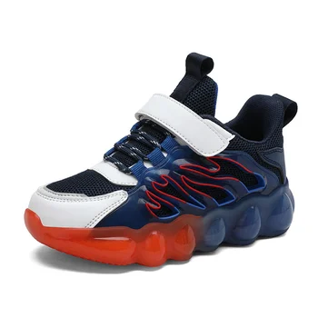 Градинска дишаща удобни спортни обувки за момчета и момичета, детски окото лека обувки, детски маратонки нескользящие