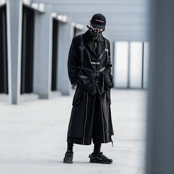 Тактически костюм Enshadower, яке с много джобове, нарукавная ремъци molle, технологична дрехи, естетична облекло ninjawear techninja warcore
