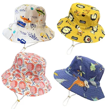 Детска солнцезащитная шапка, лятна панама за момчета и момичета, детски пътни шапки, детски улични плажни шапки, регулируем Модни и ежедневни панама