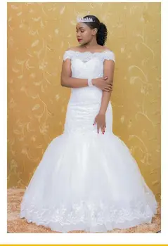 Сватбена рокля с ръкави Vestido de Новия 2021