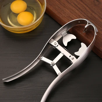 Мобилна дробилка за яйца, многофункционален нож за рязане на яйца, кухненски прибори, приспособления за почистване на яйца от неръждаема стомана