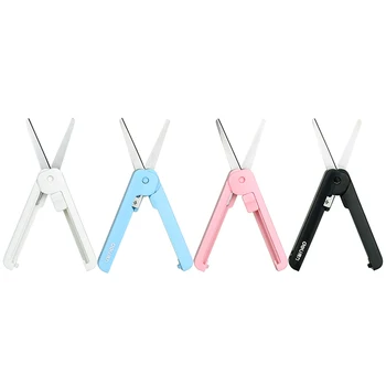 Deli 1бр ножици Kawaii Rabbit САМ ножици за изрязване на ръчно изработени за деца, сигурен нож за рязане на хартия, ученически пособия