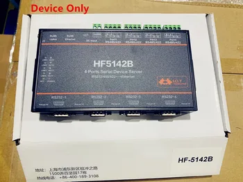 HF5142B RS232, Ethernet, Rs485-Ethernet, 4 порта, RJ-45 RS232/485/rs422 Сериен порт Ethernet, Безплатен ОСРВ HF5142B, Има штепсельная вилица ЕС