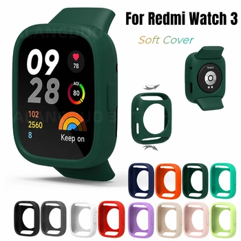 Калъф за часа Redmi Watch 3 active, мека силиконова защитната обвивка на Redmi watch 3lite, защитен калъф, аксесоари за умен часа