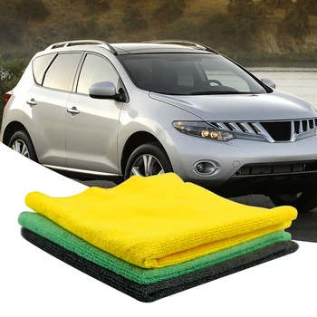 3-цветно Кърпа За почистване на автомобила от Микрофибър С покритие от кристали, Кърпа за избърсване с Мека Кърпа, Кърпа за почистване, Восъчни Кърпа, кърпа от Микрофибър 40*40