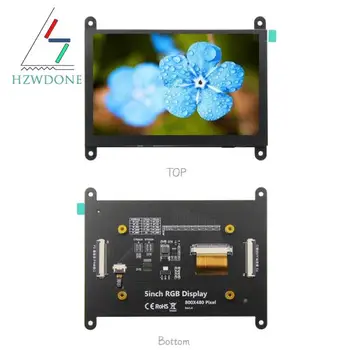 5-инчов RGB IPS капацитивен сензорен LCD модул, съвместим с Atomic/Wildfire STM32 development board