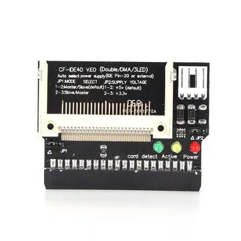 Адаптер CF-IDE 40pin с клъстер интерфейс за четец на карти памет, твърд диск Модул конвертор 5V