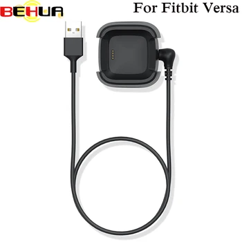USB-Поставка за зареждане на данни, кабел за зарядно устройство, кабел за Fitbit Versa, висококачествен преносимото USB кабел-зарядно устройство, аксесоар за часа, 1 м