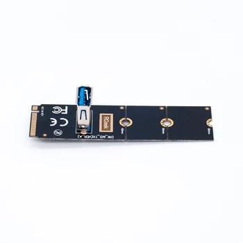 Слот NGFF M. 2 за USB3.0 PCI-E Странично Card Адаптер за разширяване на слота за M2 за майнинга БТК/ETH