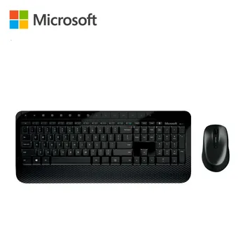 Microsoft 2000 Безжична Удобна Синя пътека Клавиатура Мишка Настолни Комбинация от Офис на Домакинствата
