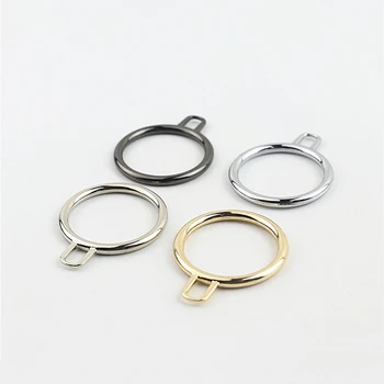 1 бр. Метален кръгъл пръстен с Модерна декоративна обтегач за чанти 