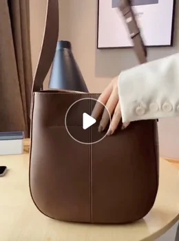 Чанта-торба 2022, Нови Модни Кожени Чанти, ретро, чанта-месинджър с едно рамо, по-голямата голям женствена чанта