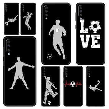 Калъф за мобилен телефон с участието на Футболист Soccer Art За Samsung Galaxy A52 A50 A70 A10 A30 A40 A20S A20E A02S A12 A22 A14 A32 5G A04s Калъф